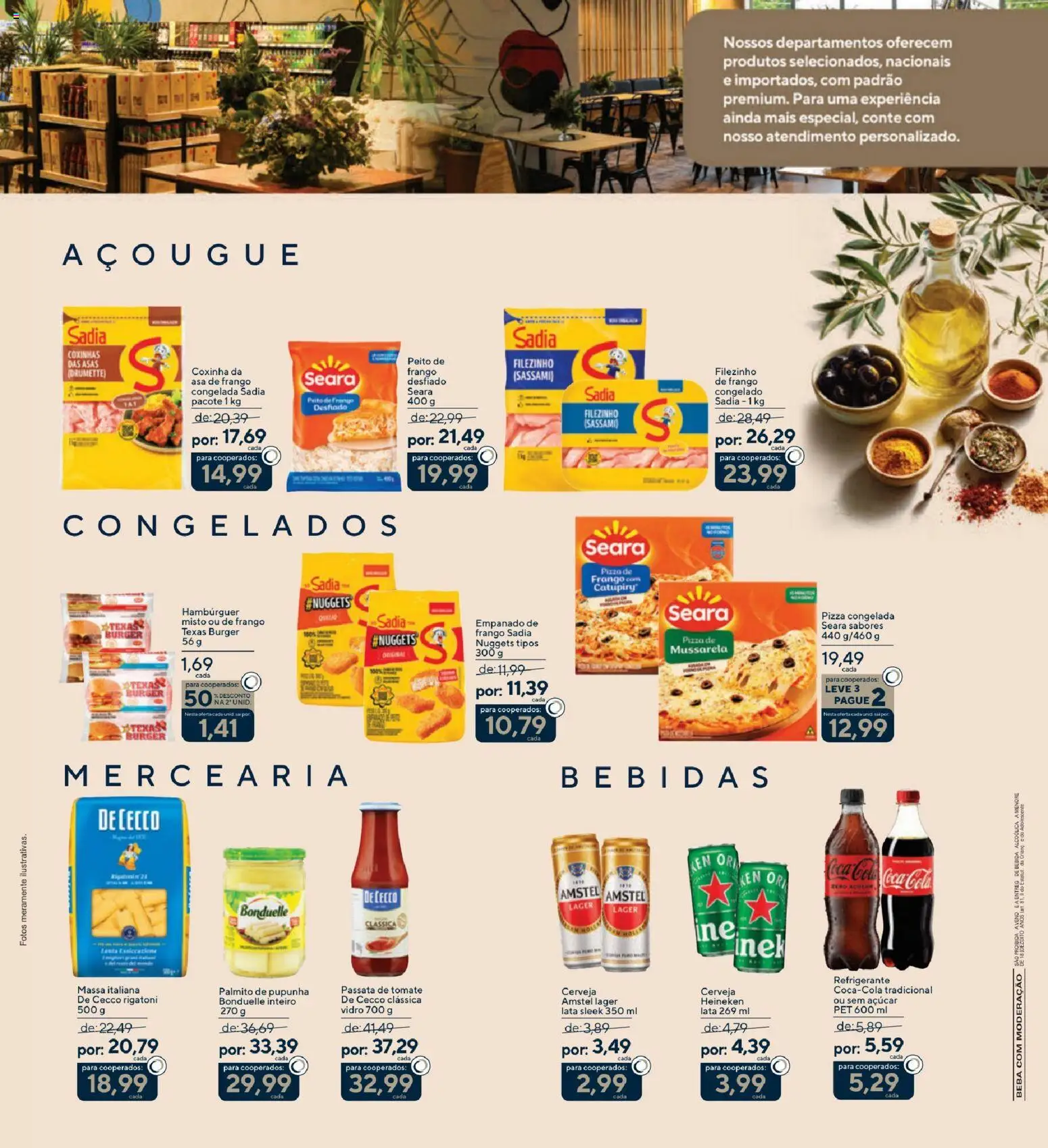 Coop Folheto - válido de 06.01.2026 | Página: 3 | Produtos: Asa de frango, Massa, Hambúrguer, Mussarela