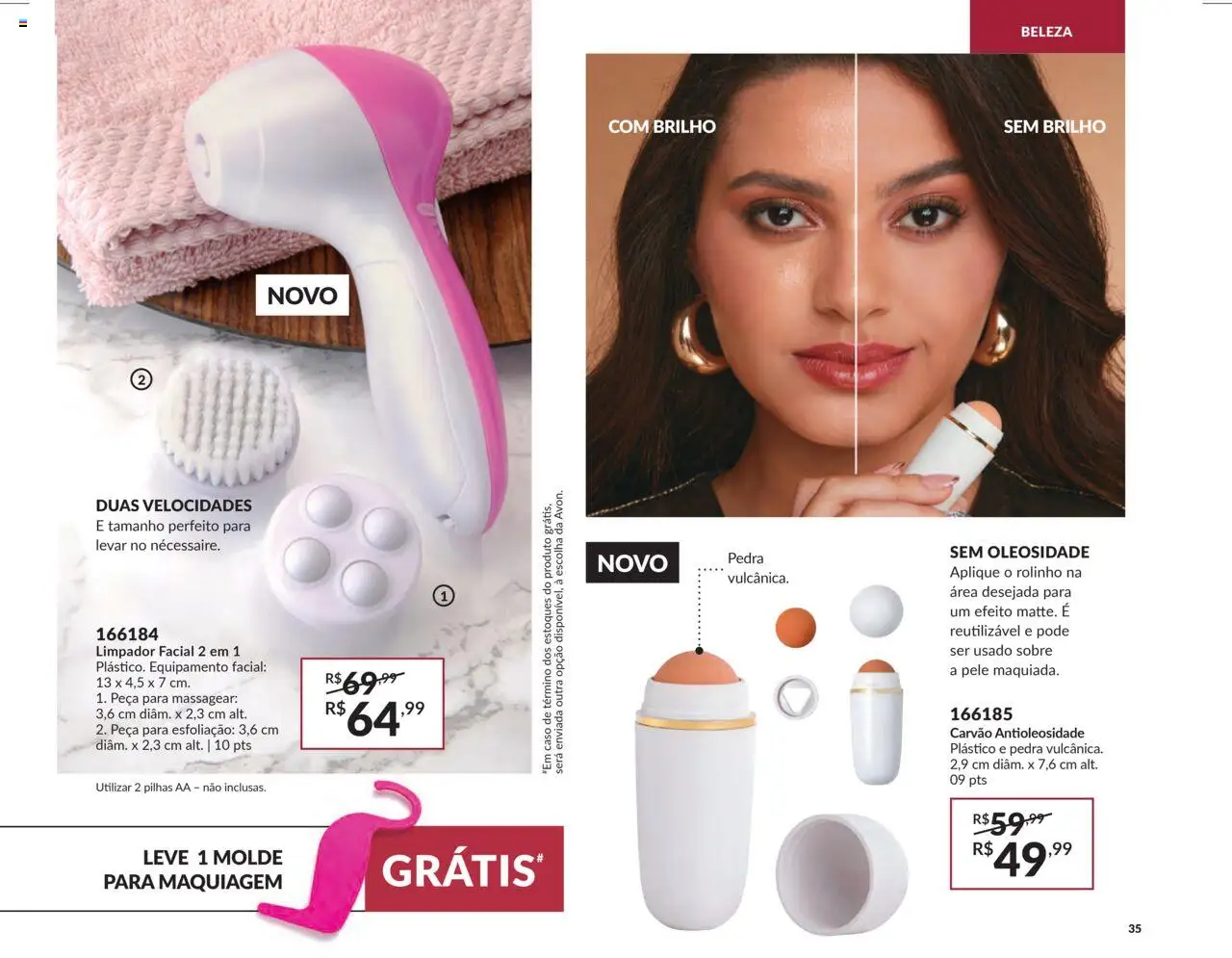 Avon Folheto - válido de 26.09.2025 | Página: 35 | Produtos: Maquiagem, Pilhas
