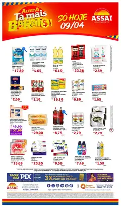 Assaí Atacadista ofertas - SP - Pré-Visualização do folheto da loja Assaí Atacadista, válido de 09.04.2026