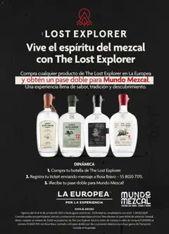 Vista previa de La Europea catálogo The Lost Explorer, nuevo folleto de la tienda, válido en México a partir del 20.10.2025