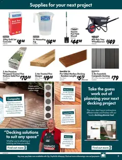 Preview of Bunnings Catalogue - Hop into Bunnings Warehouse for the Lowest Prices NSW - valid from 11.03.2026 | Page: 9 | Products: Gum, Wheelbarrow, Wood, Decking