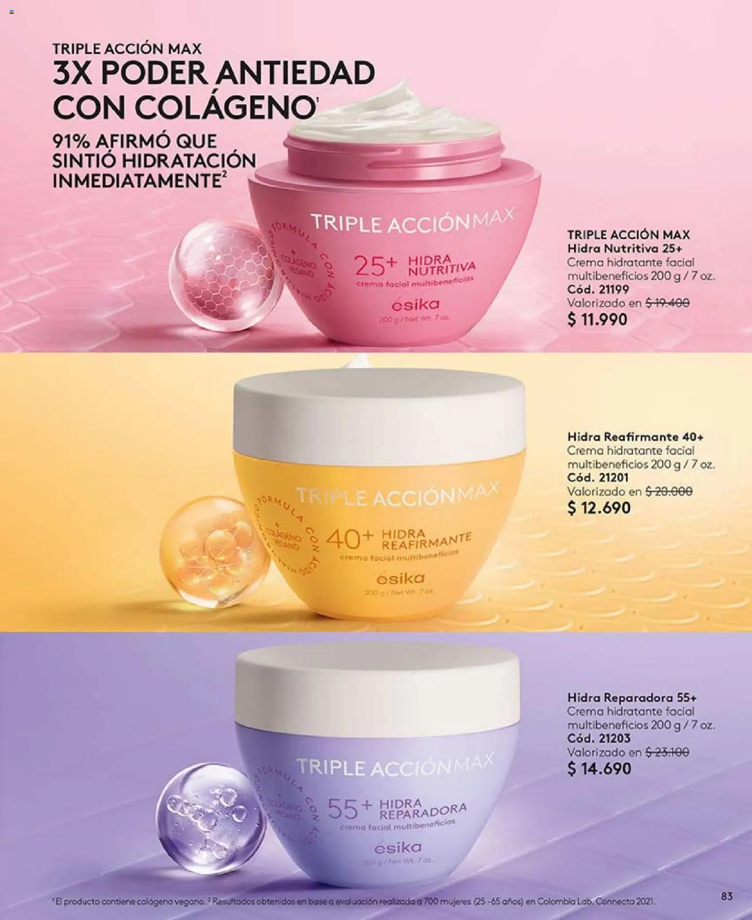 Catálogo Ésika Campaña 1 │ válido desde el 01.01.2026 | Página: 83 | Productos: Base, Crema