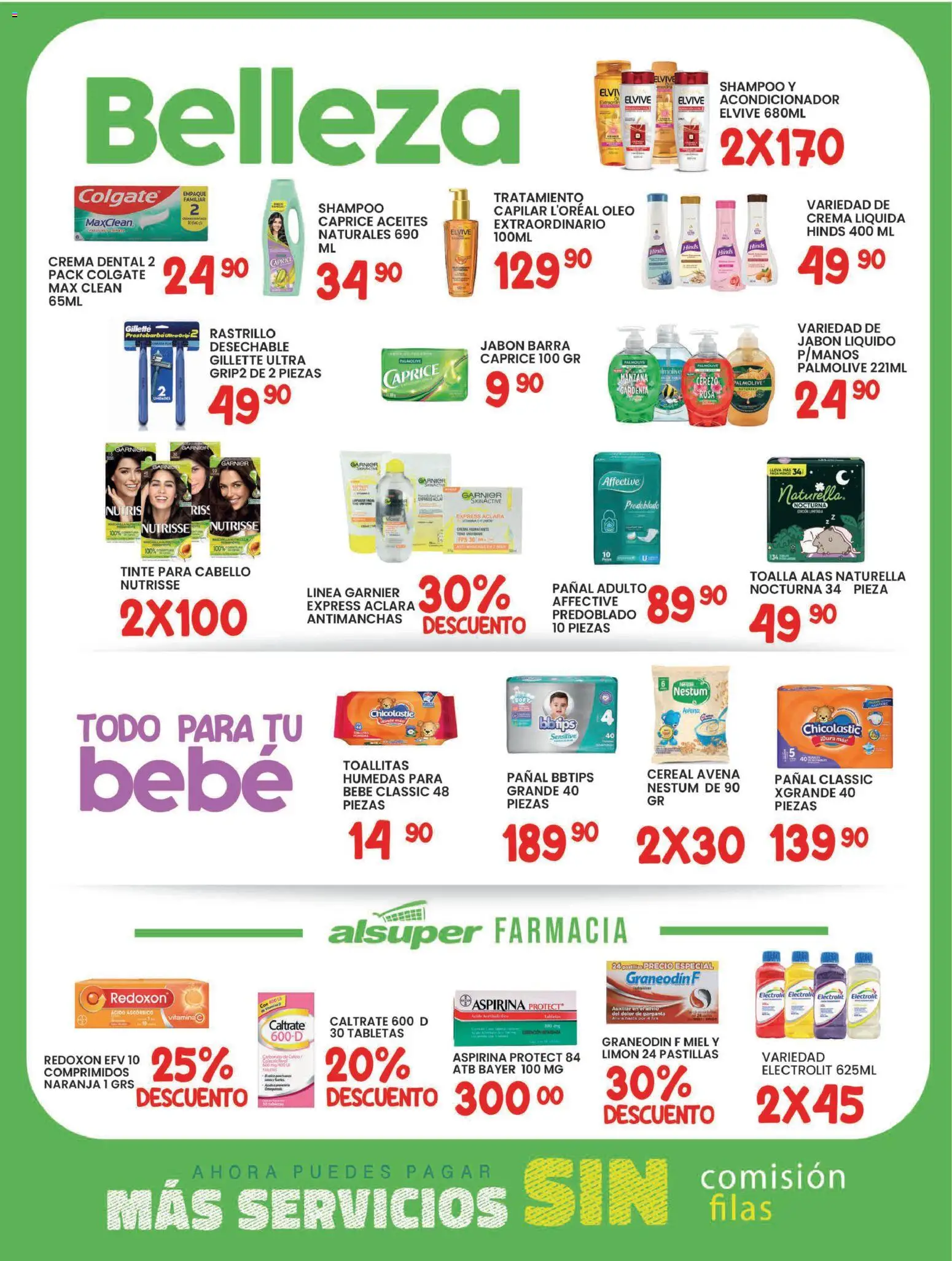 Nuevas ofertas de Alsuper válidas en toda la República Mexicana desde el 20.01.2026. ¡Encuentra las mejores ofertas en Alsuper folleto Zacatecas! | Página: 4 | Productos: Crema, Limón, Barra, Jabón