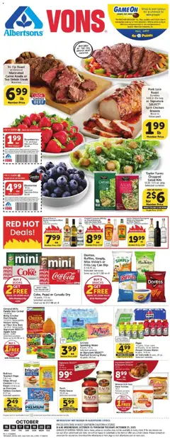 Preview of Vons weekly ads valid from 15.10.2025