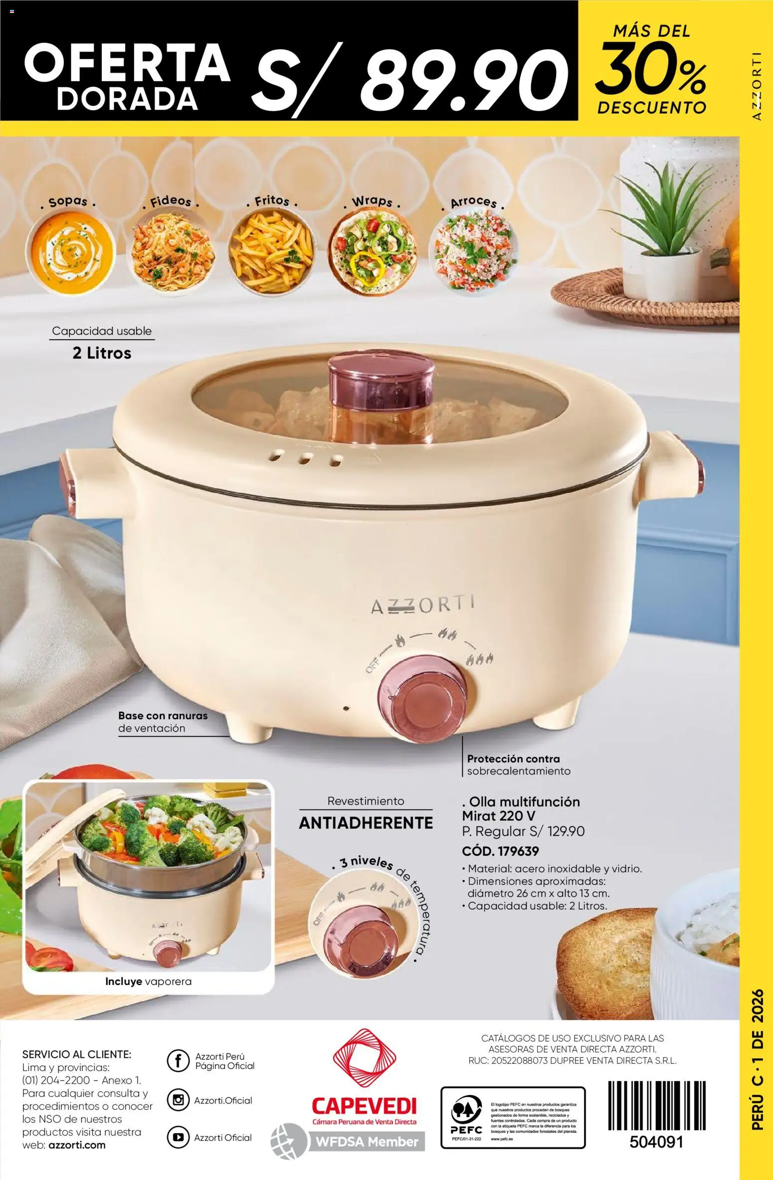 Catálogo Azzorti válido desde 24.11.2025 | Página: 246 | Productos: Fideos, Cámara