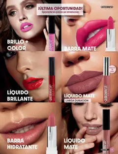 Nuevas ofertas de Andrea válidas en toda la República Mexicana desde el 13.07.2025. ¡Encuentra las mejores ofertas en Andrea - Catálogo Beauty Campaña 4! | Página: 17 | Productos: Brillo, Barra, Mate