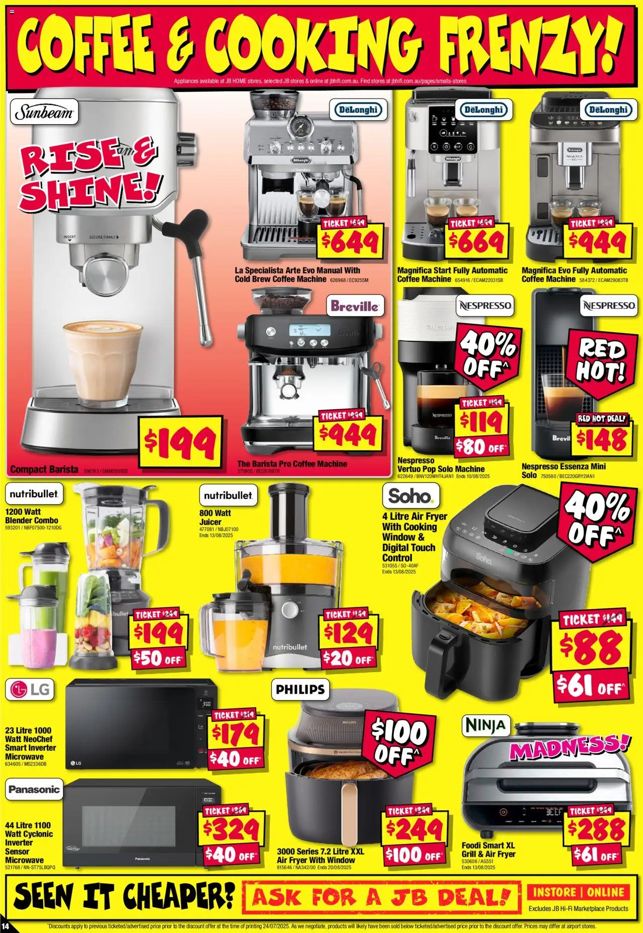 JB Hi-Fi catalogue - valid from 31.07.2025 | Page: 14 | Products: Beef, Window, Blender, Juicer