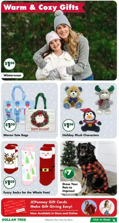 Preview of Dollar Tree weekly ads valid from 15.12.2025 | Page: 6 | Products: Socks, Dress