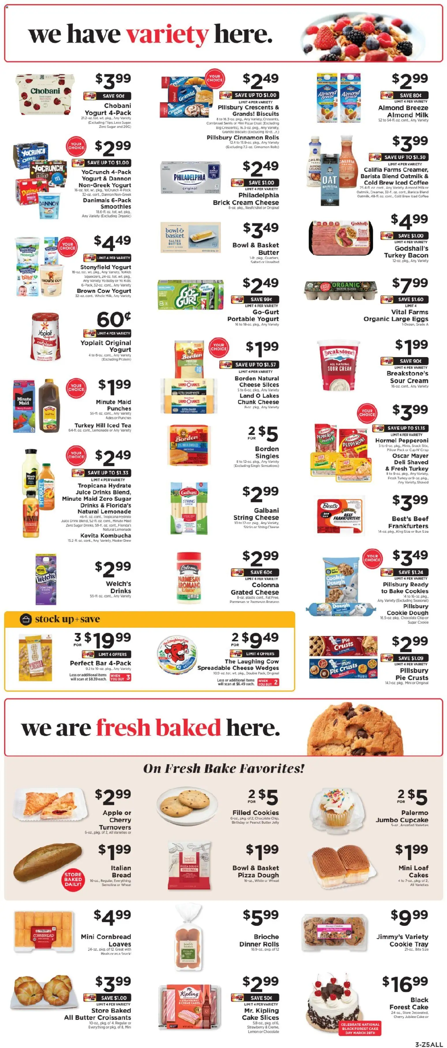 ShopRite Weekly Ad 2 - valid from 22.03.2026 | Page: 4 | Products: Chocolate, Beef, Lemon, Croissants