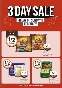 Preview of Foodworks  Catalogue  - valid from 04.02.2026 | Page: 5 | Products: Cheese, Beer, Cream, Ice cream