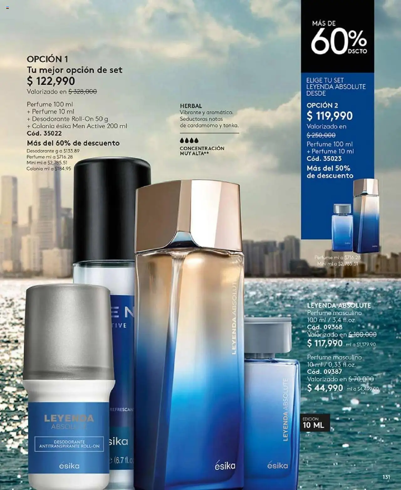 Ésika revista - valida desde el 16.06.2025 | Página: 131 | Productos: Perfume, Desodorante, Antitranspirante