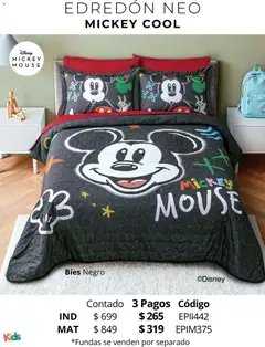 Vista previa de Colchas Concord catálogo Kids, nuevo folleto de la tienda, válido en México a partir del 01.05.2026 | Página: 33 | Productos: Mouse