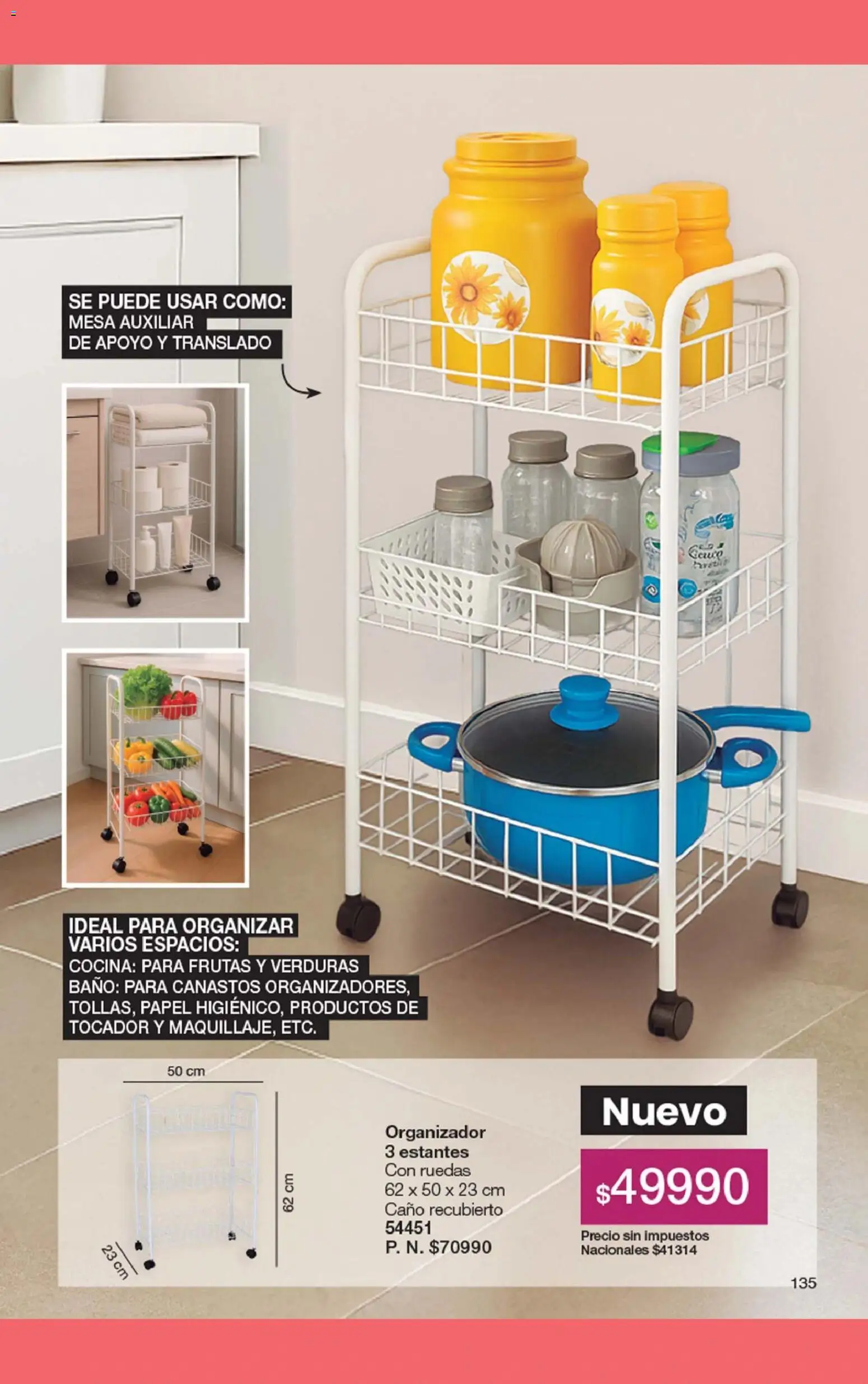 Gigot - CAMPAÑA 01 │ válido desde el 01.01.2026 | Página: 141 | Productos: Organizador, Estantes, Mesa, Baño