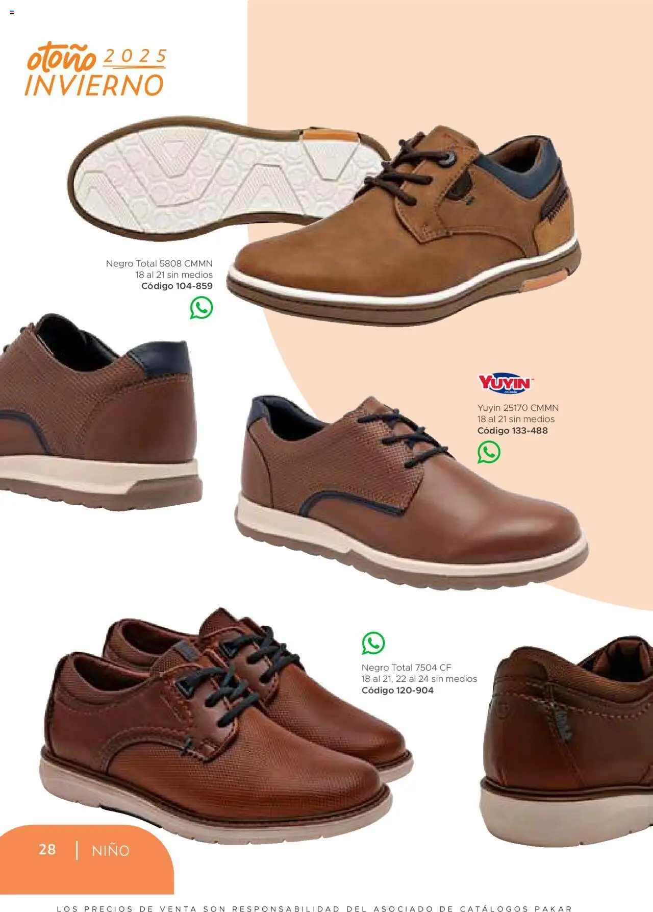 Nuevas ofertas de SC Pakar válidas en toda la República Mexicana desde el 24.07.2025. ¡Encuentra las mejores ofertas en SC Pakar - Catálogo Nino otoño / invierno! | Página: 28