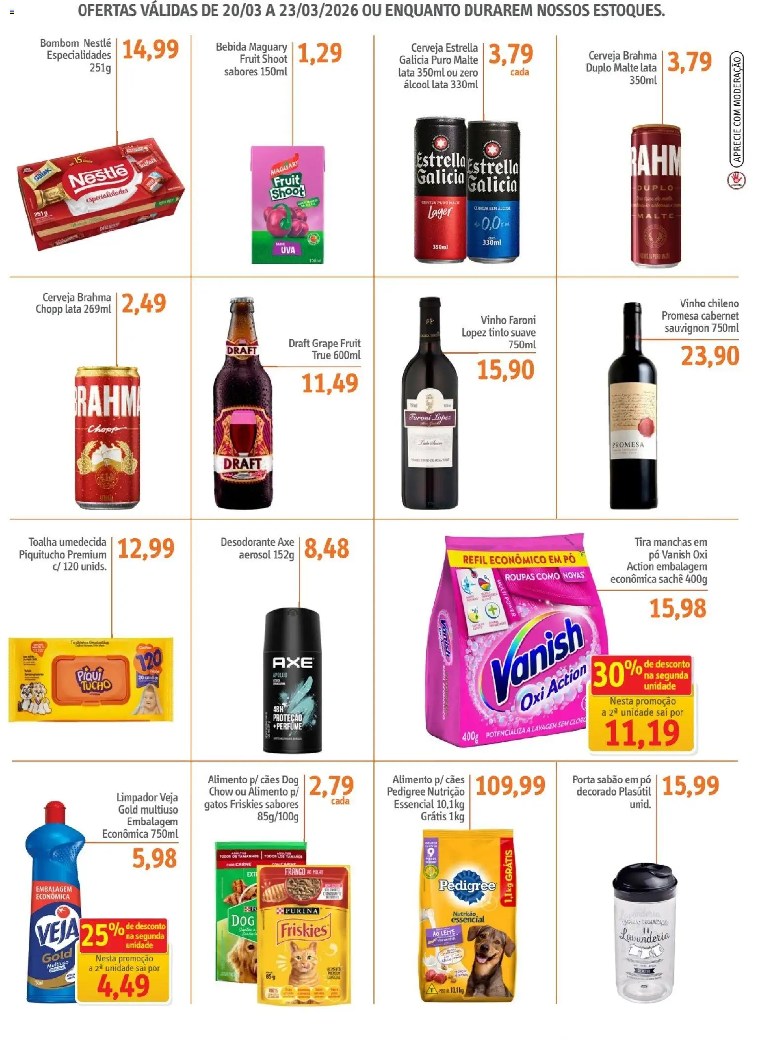 Sonda Folheto - válido de 20.03.2026 | Página: 3 | Produtos: Porta, Sabão em pó, Bebida, Bombom