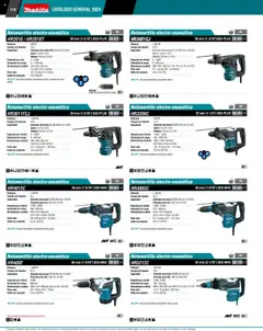 Vista previa de Makita - Catálogo, nuevo folleto de la tienda, válido en México a partir del 04.09.2025 | Página: 110 | Productos: Cable, Juego, Rotomartillo