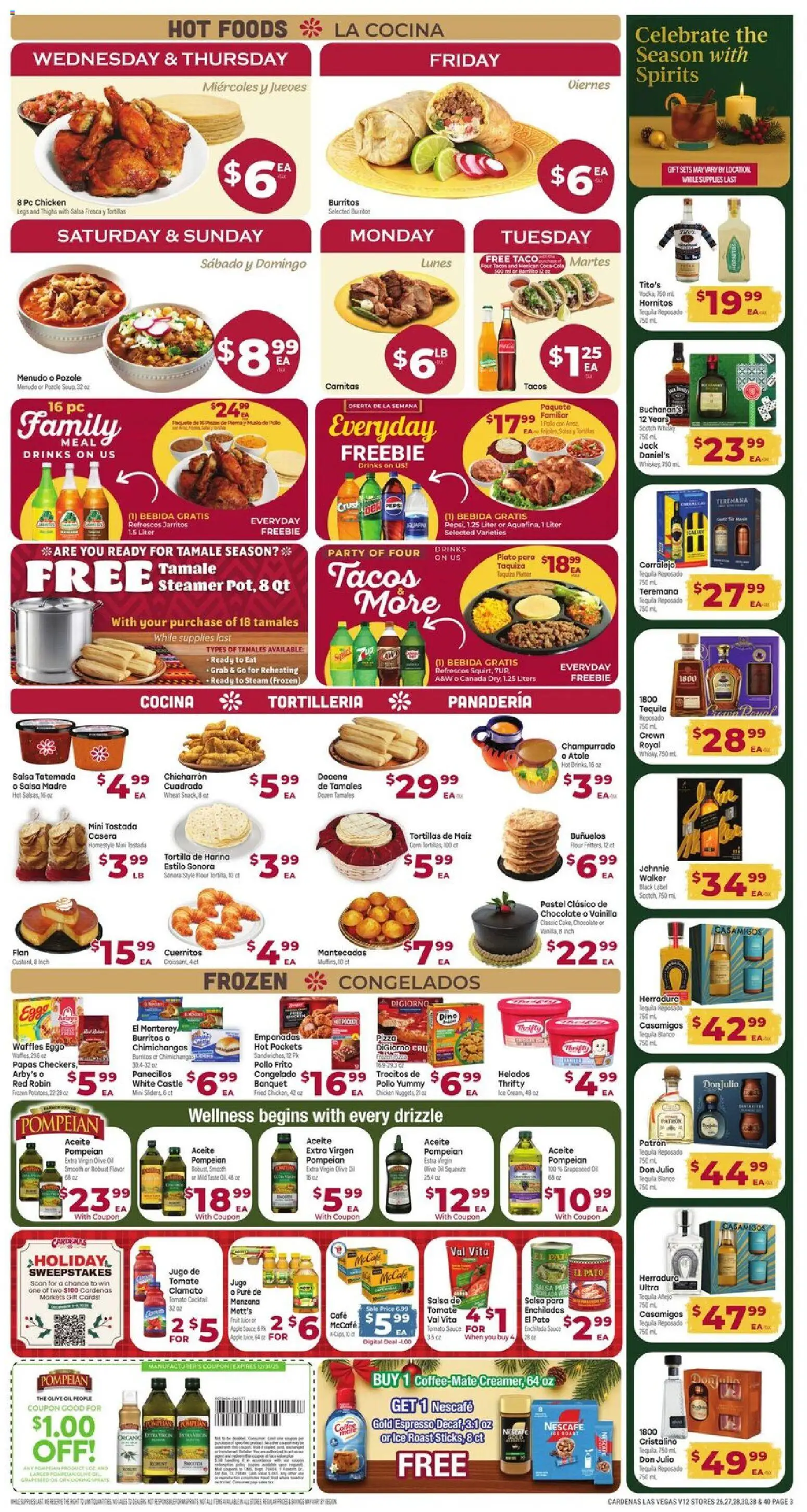 Cardenas Weekly Ad - NV - valid from 03.12.2025 | Page: 3 | Products: Chocolate, Pizza, Juice, Steamer