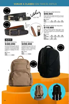 Leonisa - Catálogo -  Vista previa de la revista de la tienda Leonisa valido desde el 02.01.2026 | Página: 78 | Productos: Cinturón, Hebilla, Lona, Morral