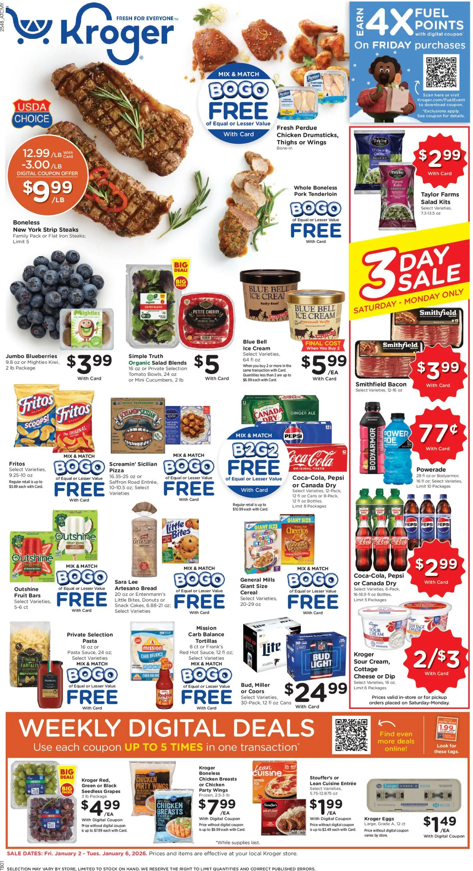 Kroger Weekly Ad - valid from 02.01.2026 | Page: 1