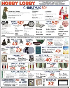 Preview of Hobby Lobby weekly ads valid from 30.11.2025