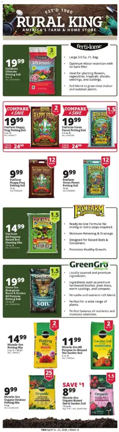 Preview of Rural King weekly ads valid from 16.04.2026