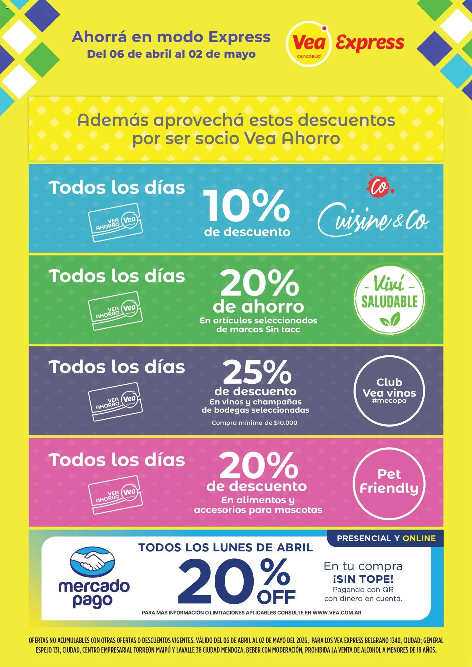 Vea - Ofertas Vea Express │ válido desde el 06.04.2026 | Página: 2 | Productos: Espejo, General