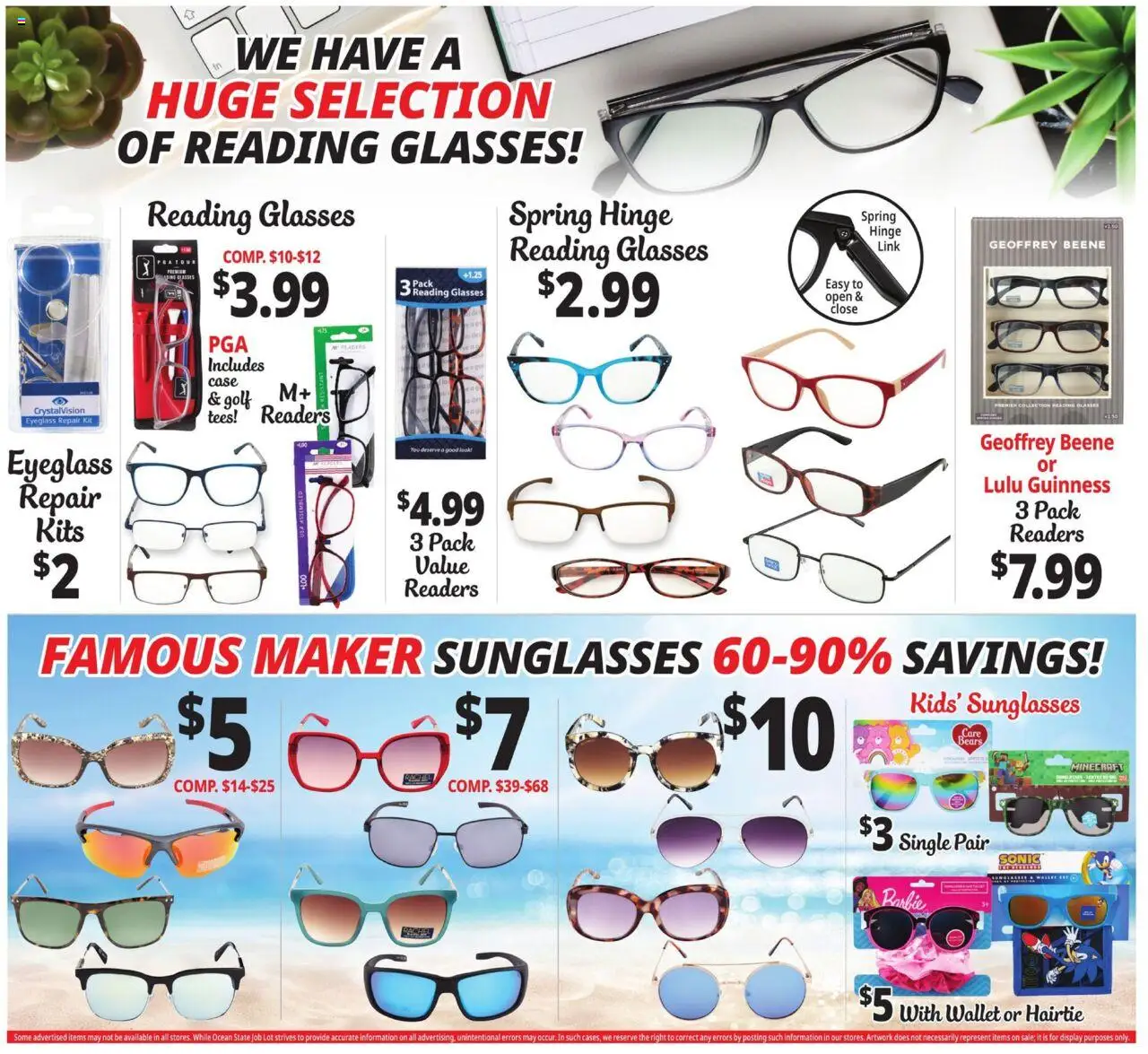 Ocean State Job Lot Weekly Ad - MA - valid from 11.09.2025 | Page: 20 | Products: Hinge, Wallet, Glasses, Case
