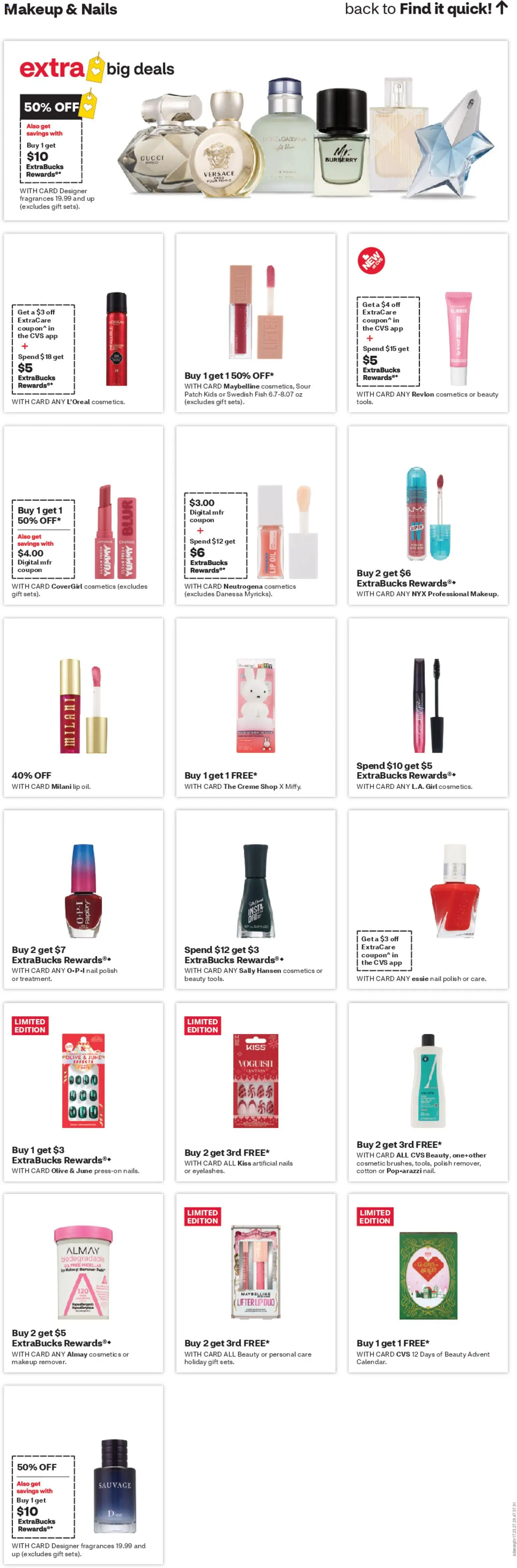 CVS Pharmacy Weekly Ad - WV - valid from 14.12.2025 | Page: 11 | Products: Nail, Nail polish, Oil, Fish