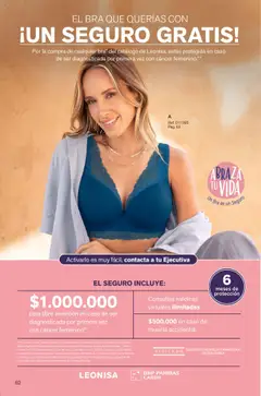 Leonisa revista - valida desde el 01.09.2025 | Página: 62 | Productos: Caso, Top, Cuello
