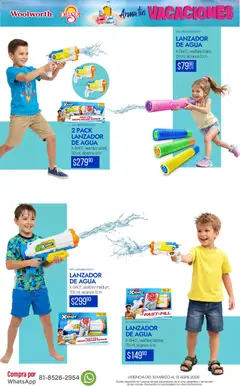 Vista previa de Del Sol y Woolworth catálogo Arma tus Vacaciones , nuevo folleto de la tienda, válido en México a partir del 19.03.2026 | Página: 10 | Productos: Agua, Shot