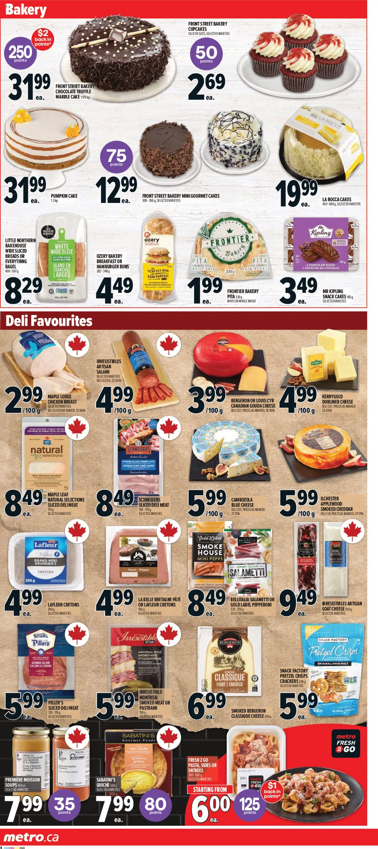 Metro flyer valid from 13.11.2025 | Page: 9 | Products: Cheese, Bread, Chocolate, Salami
