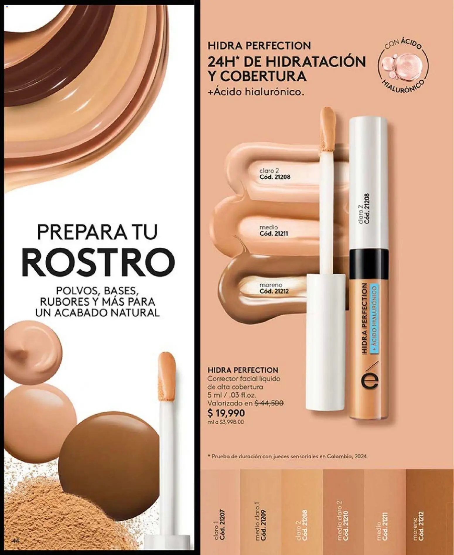 Ésika revista - valida desde el 01.01.2026 | Página: 44 | Productos: Corrector