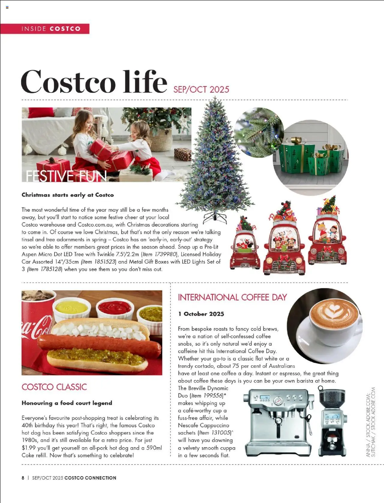 Costco catalogue - valid from 01.09.2025 | Page: 8 | Products: Coffee, Coke, Nescafe