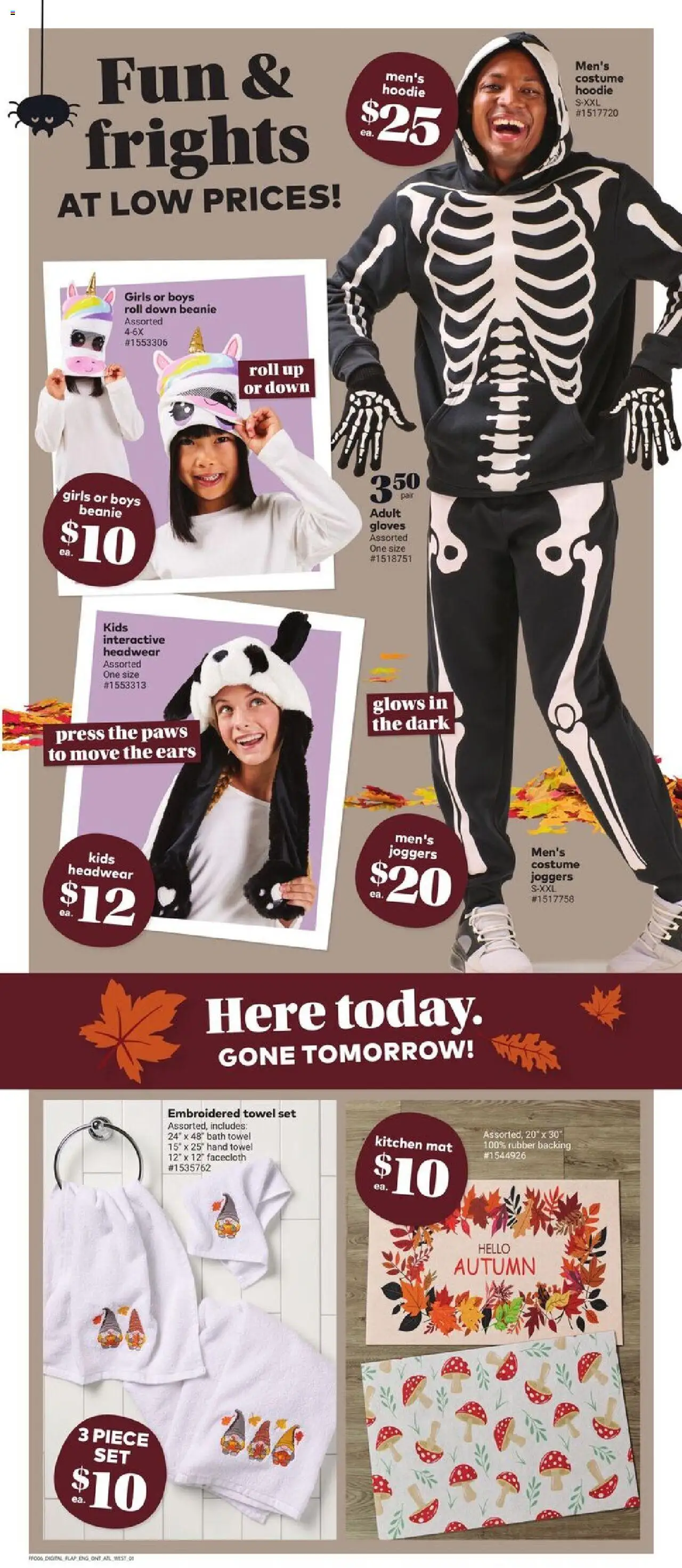 Giant Tiger flyer valid from 10.09.2025 | Page: 4 | Products: Gloves, Bath, Hoodie