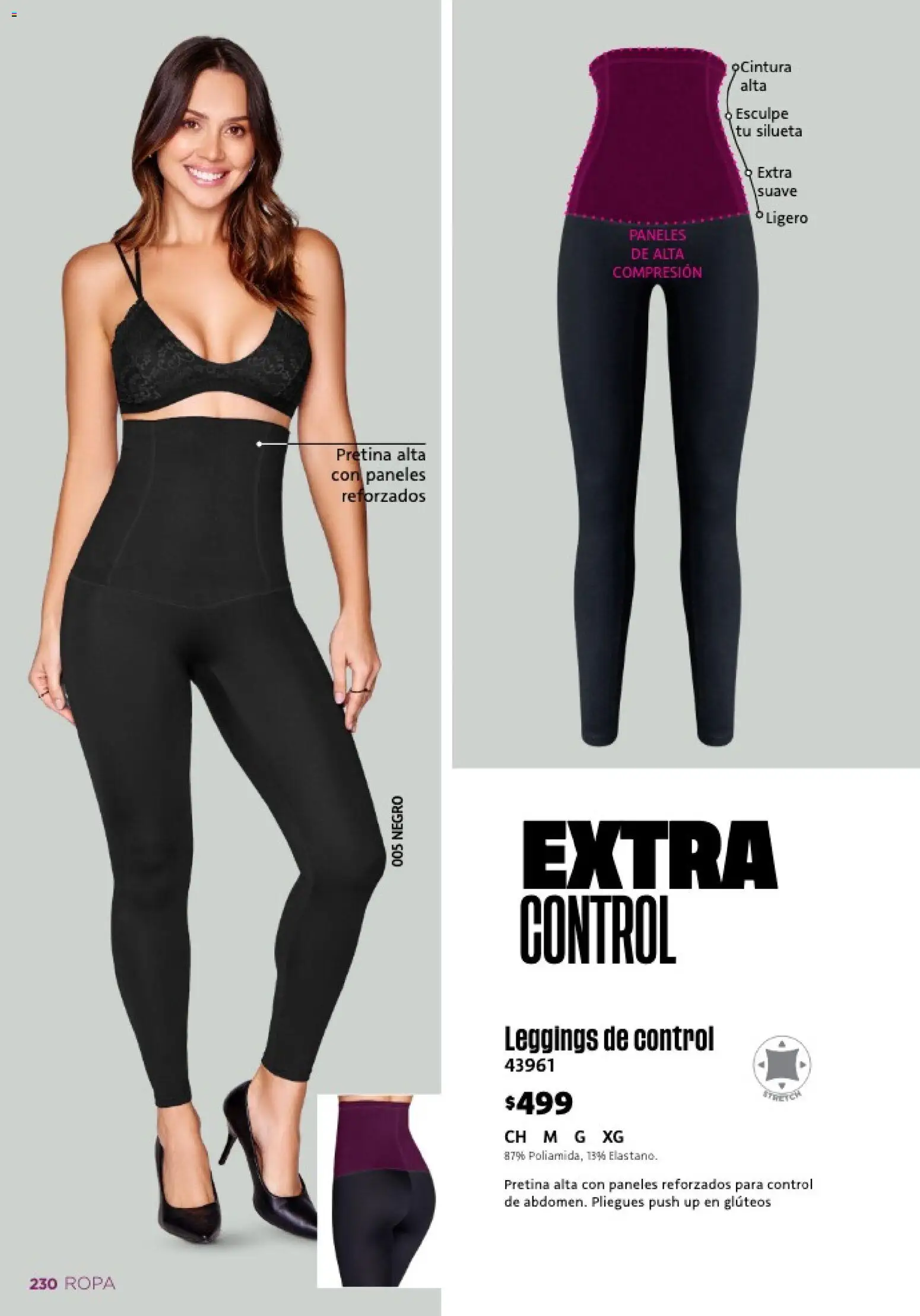 Nuevas ofertas de Ilusión válidas en toda la República Mexicana desde el 01.02.2026. ¡Encuentra las mejores ofertas en Ilusión catálogo Primavera! | Página: 232 | Productos: Leggings, Ropa