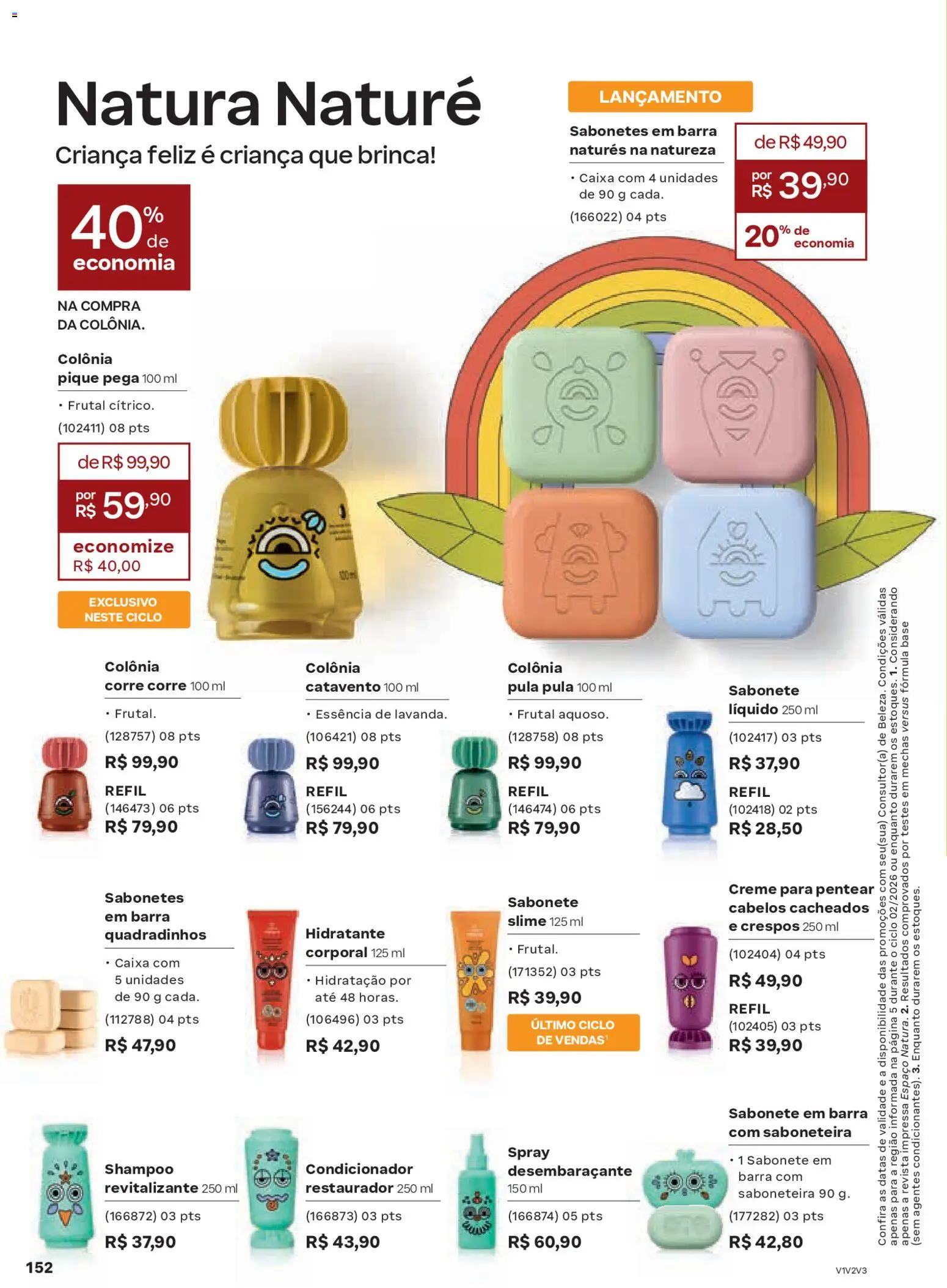 Natura Folheto - válido de 13.01.2026 | Página: 152 | Produtos: Shampoo, Revista, Caixa, Creme