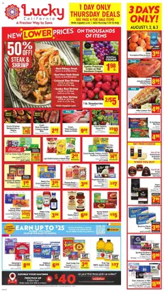 Preview of Lucky Supermarkets weekly ads valid from 30.07.2025