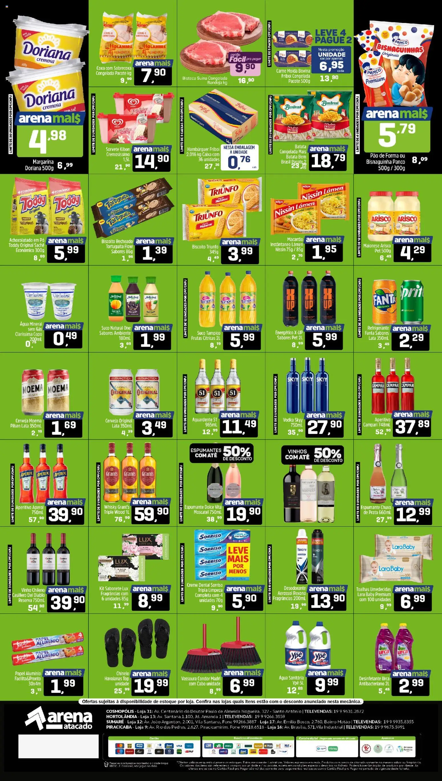 Arena Atacado Folheto - válido de 28.11.2025 | Página: 2 | Produtos: Carne, Pão de forma, Vodka, Vassoura