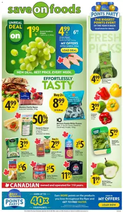 Preview of Save on foods weekly flyer / circulaire from shop Save on foods valid from 18.09.2025