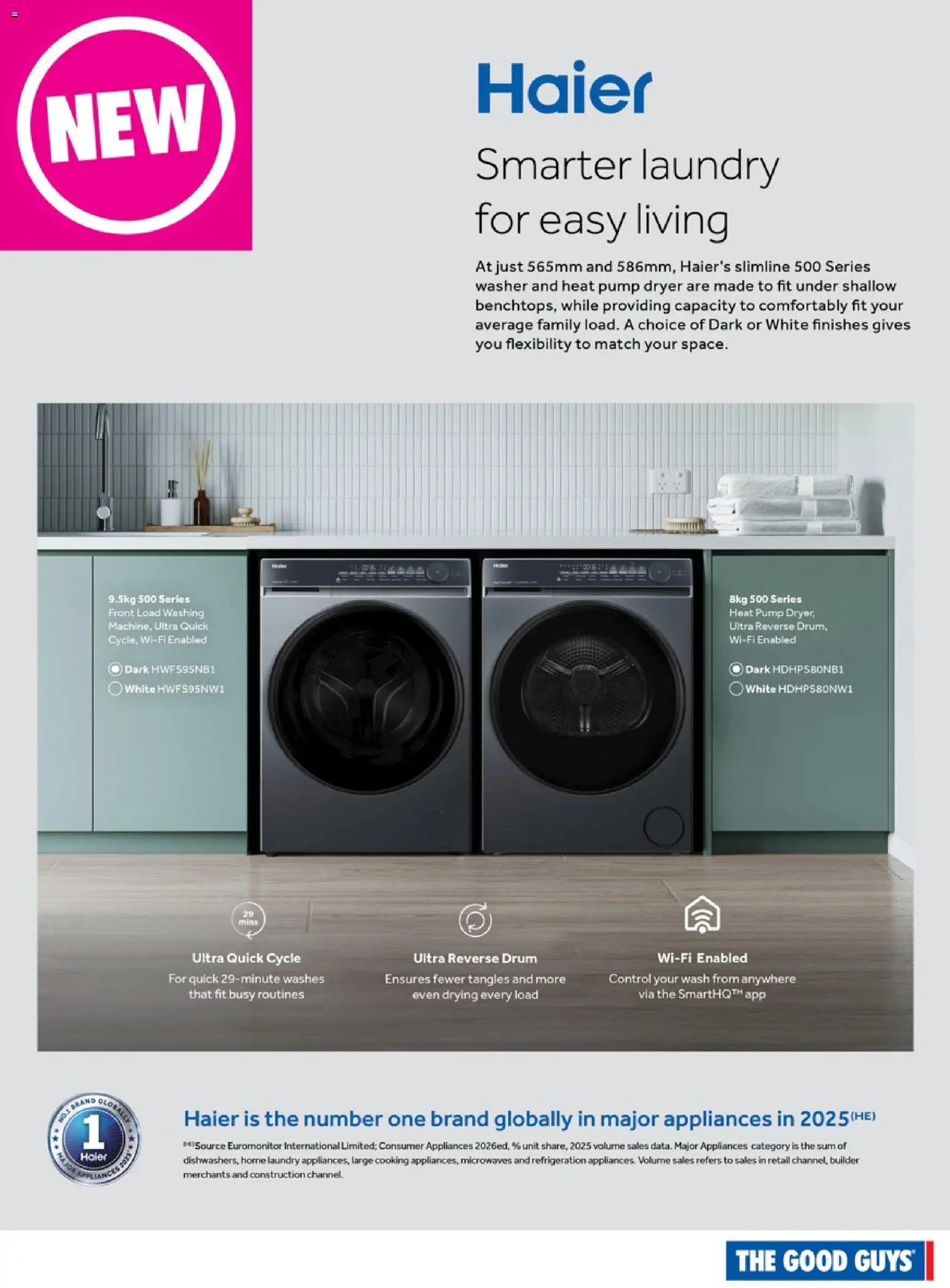 The Good Guys catalogue - valid from 08.04.2026 | Page: 25 | Products: Laundry, Dryer, Washer