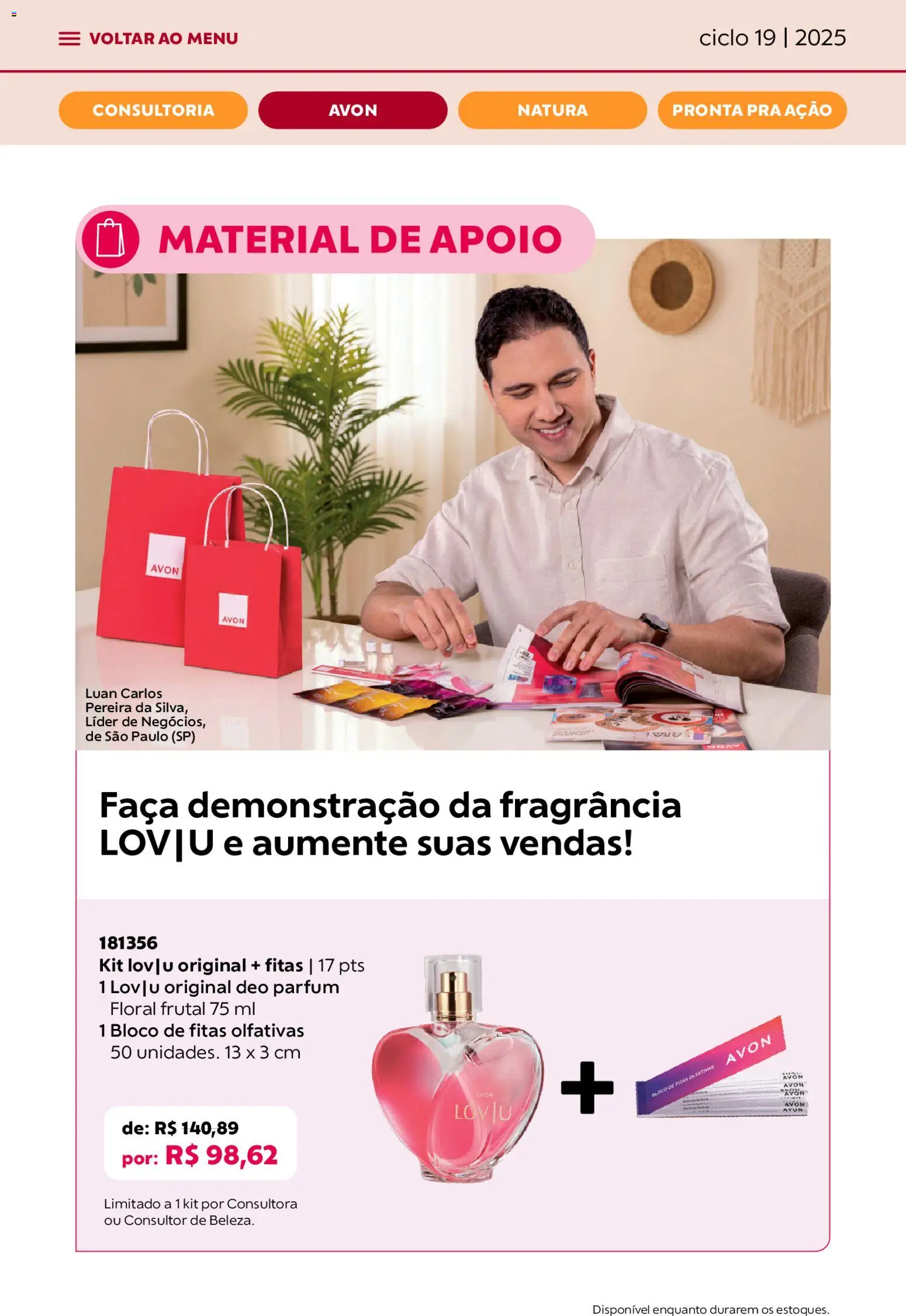 Avon Folheto - válido de 21.11.2025 | Página: 32 | Produtos: Fragrância, Faca