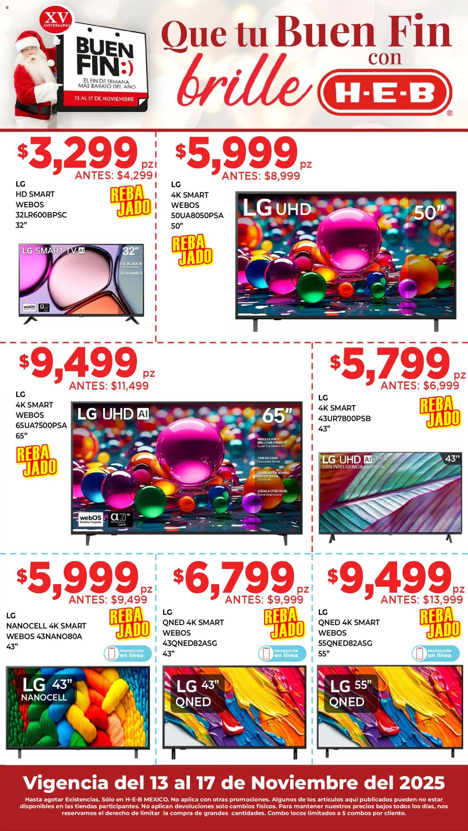 Nuevas ofertas de H-E-B válidas en toda la República Mexicana desde el 13.11.2025. ¡Encuentra las mejores ofertas en H-E-B Buen Fin! | Página: 5 | Productos: Brillo