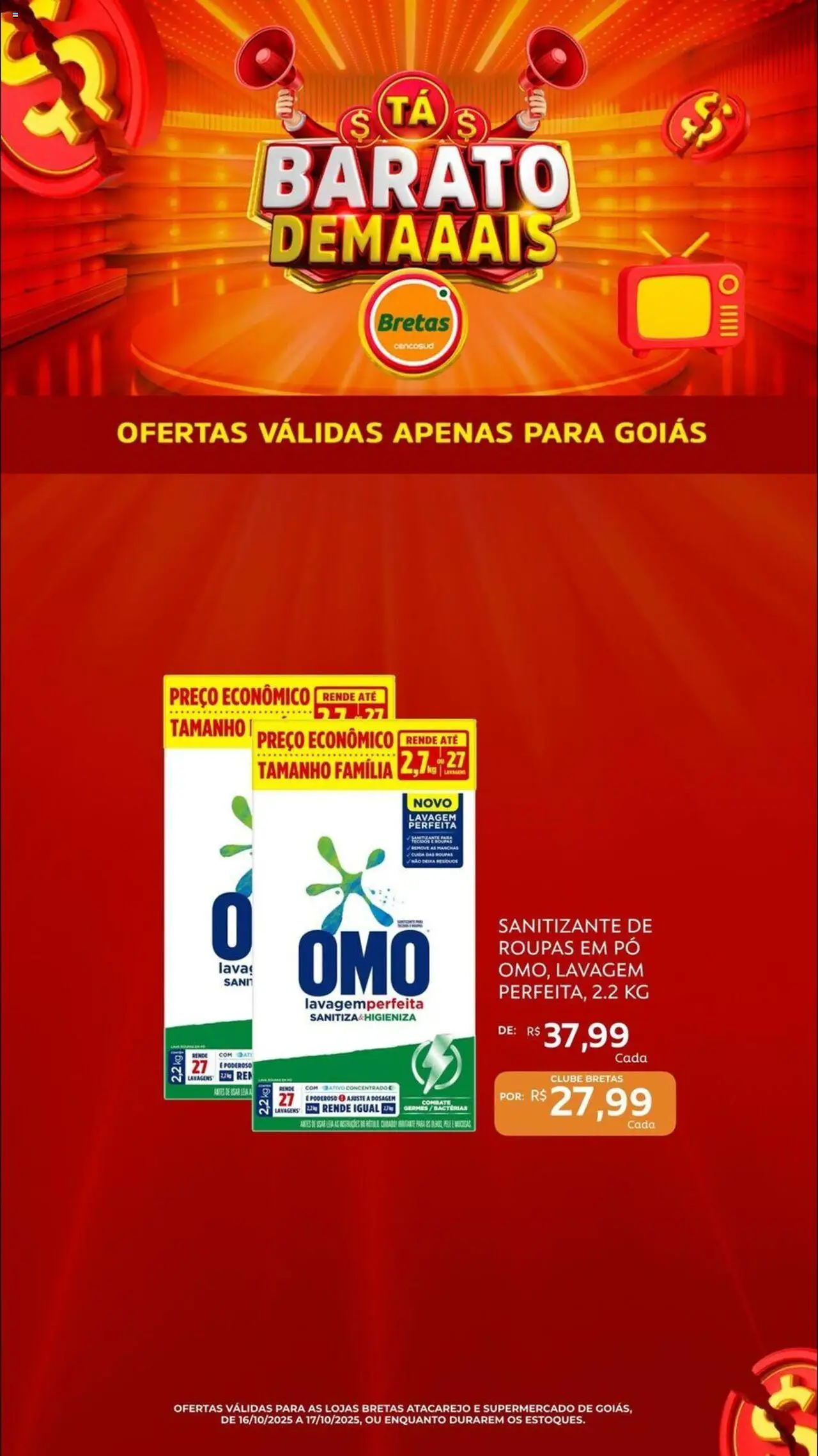 Bretas Folheto - válido de 16.10.2025 | Página: 2 | Produtos: Pó, Roupas