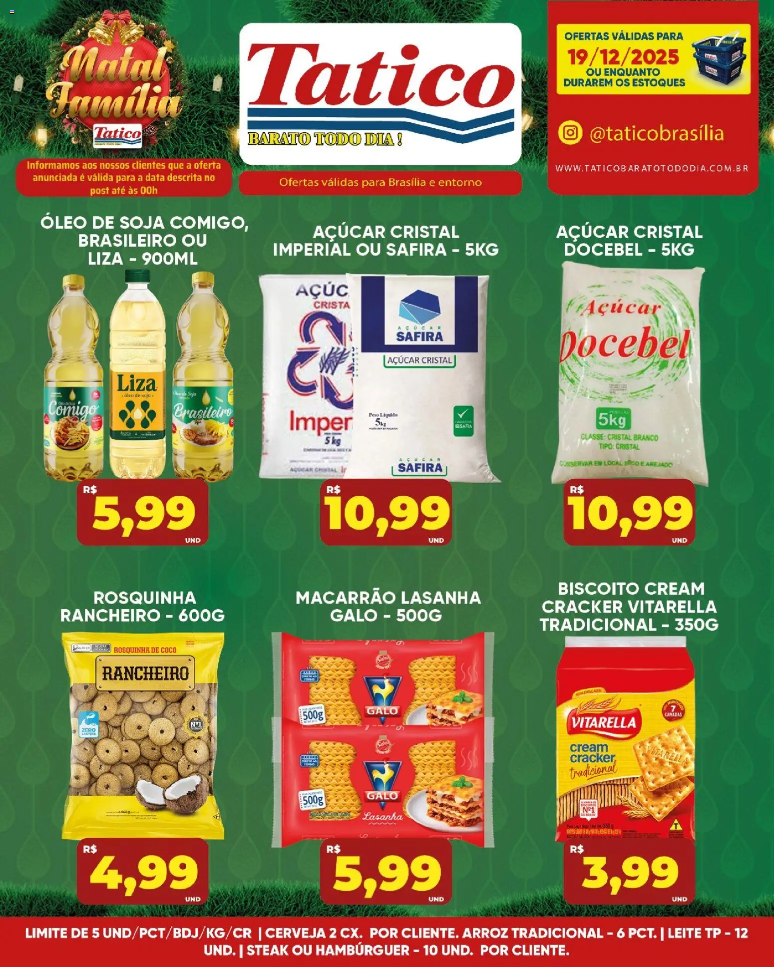 Tatico Folheto - válido de 20.12.2025 | Página: 35 | Produtos: Biscoito, Óleo, Lasanha, Soja