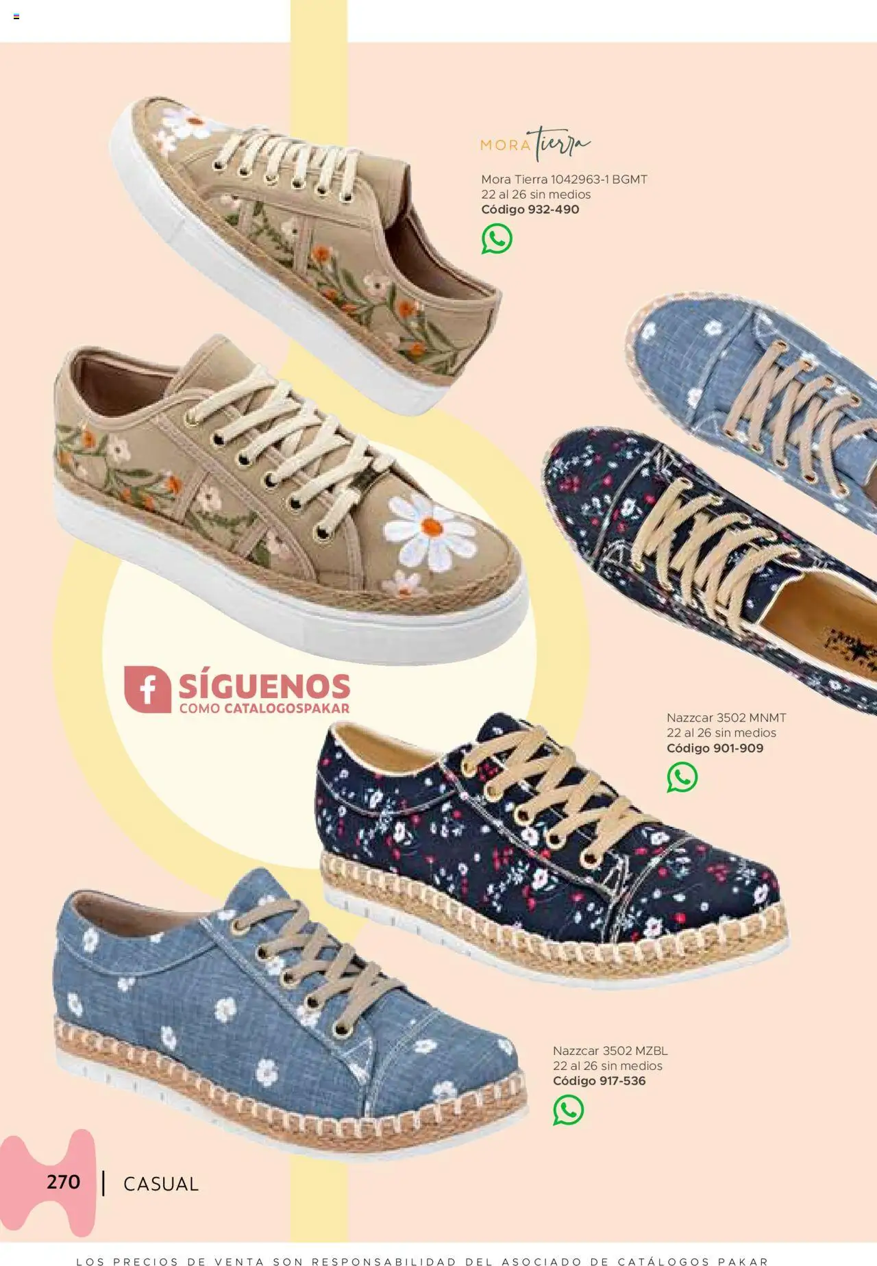 Nuevas ofertas de SC Pakar válidas en toda la República Mexicana desde el 24.07.2025. ¡Encuentra las mejores ofertas en SC Pakar - Catálogo Casual otoño / invierno! | Página: 270