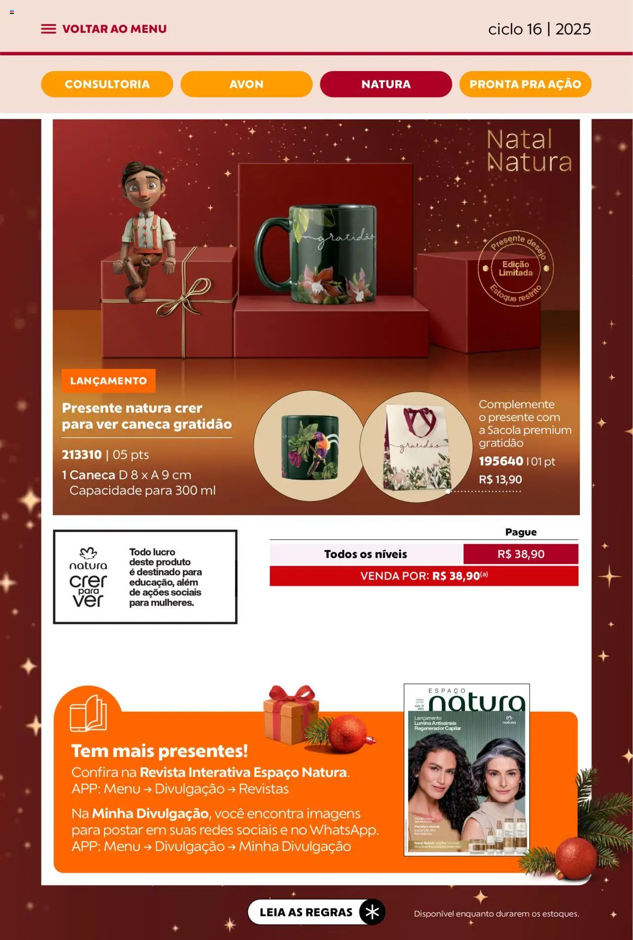 Avon Folheto - válido de 26.09.2025 | Página: 85 | Produtos: Revista, Caneca