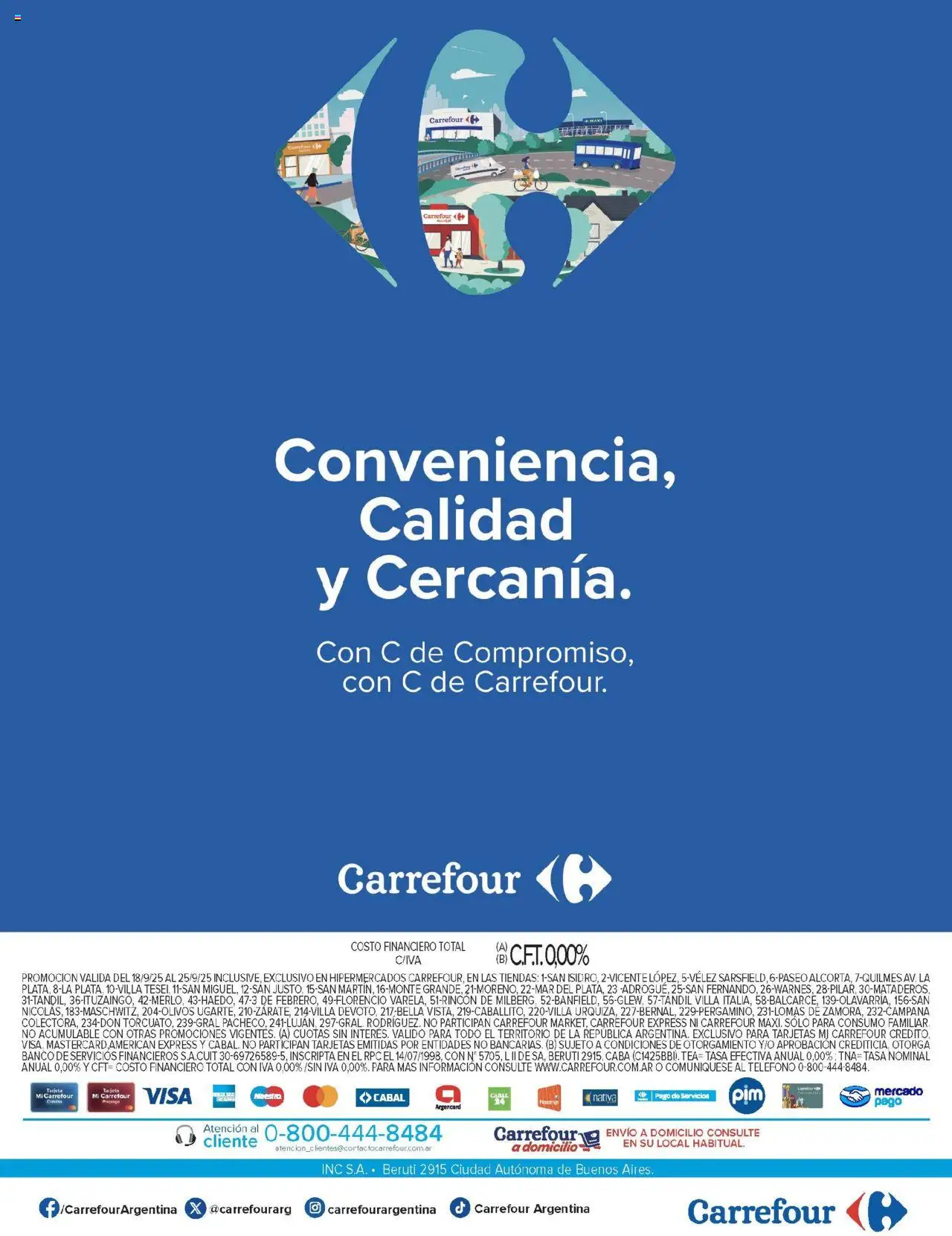 Carrefour ofertas - CABA │ válido desde el 18.09.2025 | Página: 24 | Productos: Teléfono, Banco