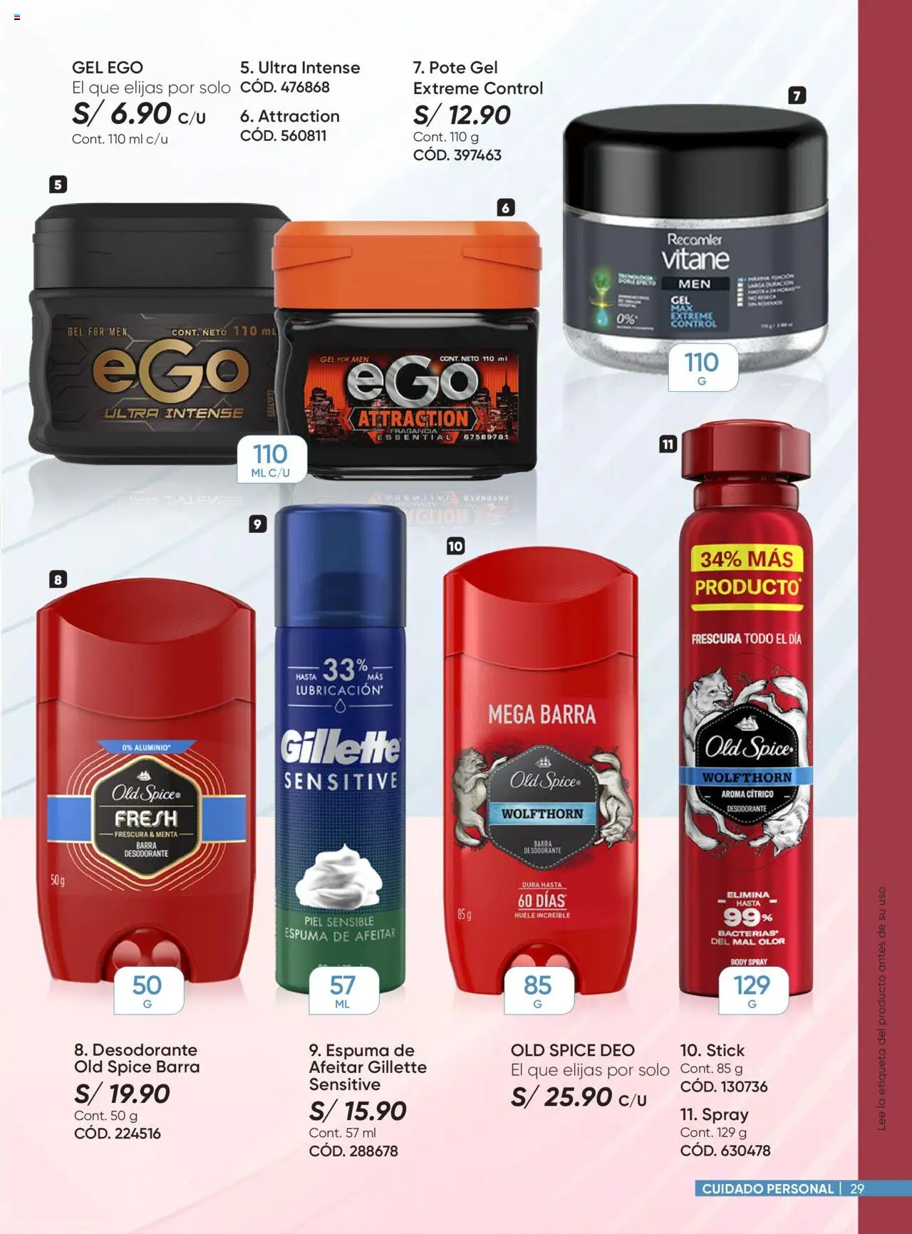 Catálogo Azzorti válido desde 29.09.2025 | Página: 29 | Productos: Espuma de afeitar, Desodorante