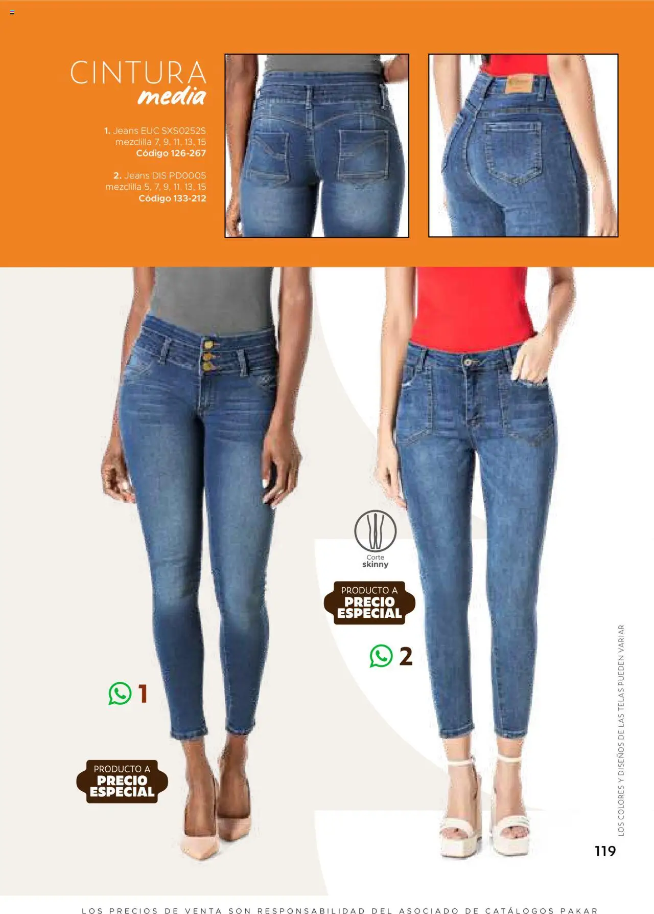Nuevas ofertas de SC Pakar válidas en toda la República Mexicana desde el 24.07.2025. ¡Encuentra las mejores ofertas en SC Pakar Catálogo Ropa y Accesorios! | Página: 119