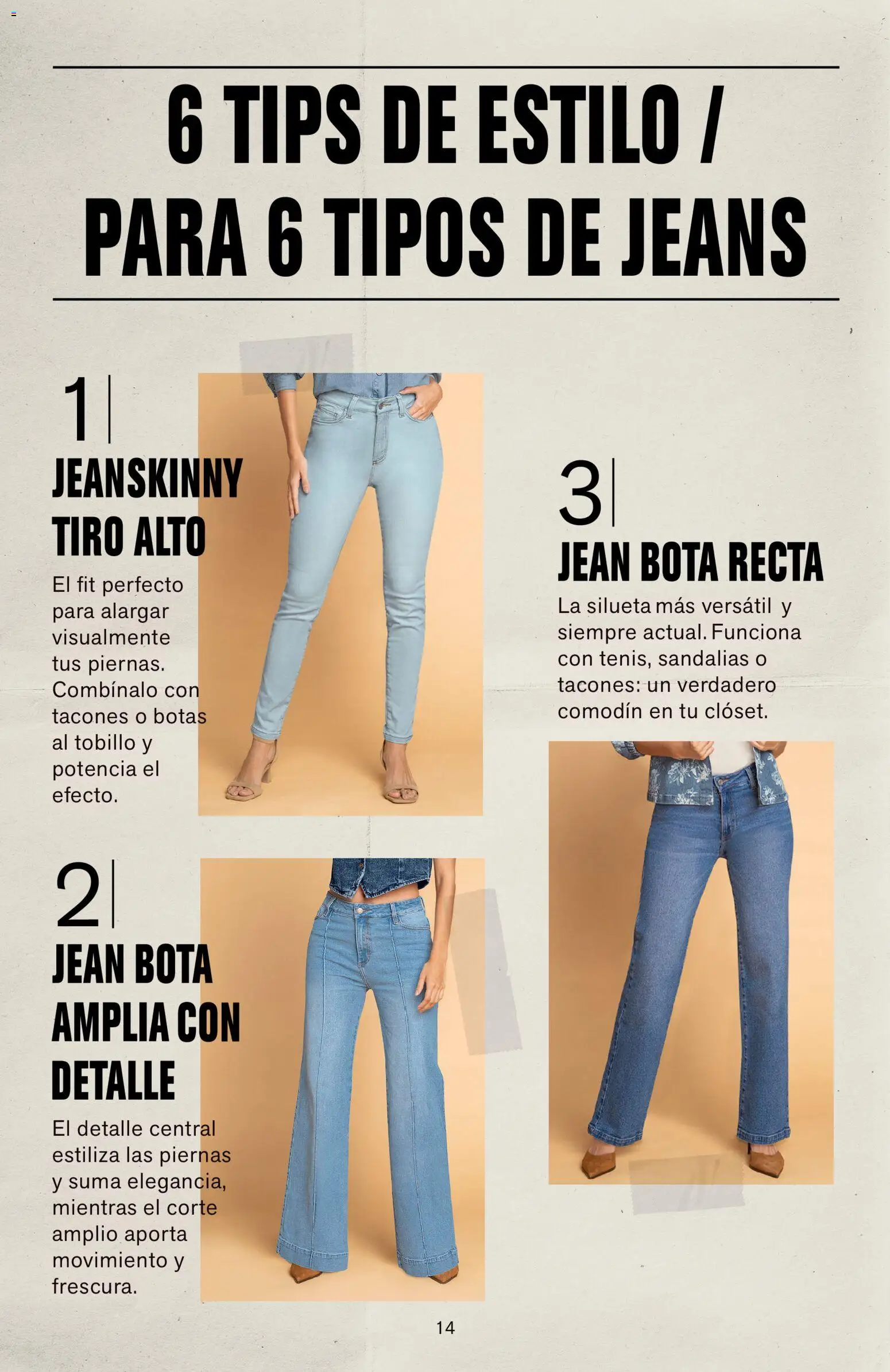 Catálogo Leonisa válido desde 07.04.2026 | Página: 14 | Productos: Sandalias, Botas, Jeans